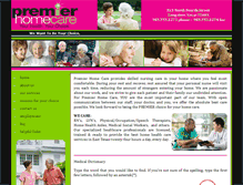 Tablet Screenshot of mypremierhomecare.com